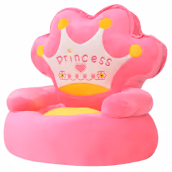 vidaXL Plush Children's Chair Giraffe Brown Kids Seat Sofa Non-slip Armchair - Pink