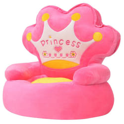 vidaXL Plush Children's Chair Giraffe Brown Kids Seat Sofa Non-slip Armchair - Pink