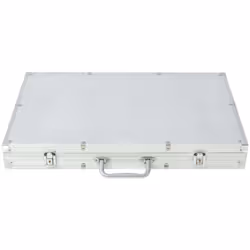 vidaXL Poker Set with 1000 Chips Aluminium Playing Card Game Case Casino Dice - Additional view 4