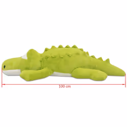 vidaXL Plush Cuddly Toy Crocodile XXL 100 cm Children Soft Play Stuffed Animal - Additional view 4