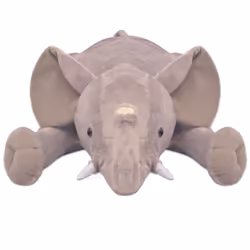 vidaXL Plush Cuddly Toy Elephant XXL 120 cm Children Soft Play Stuffed Animal
