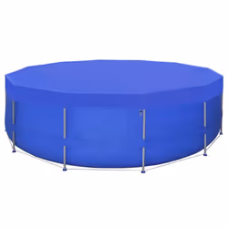 vidaXL Pool Cover PE Round 460 cm 90 g/mÂ² Water-repellent Sheet Padding Cloth