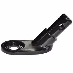 vidaXL Bicycle Trailer Coupling Iron Angled Connector Accessory Attachment