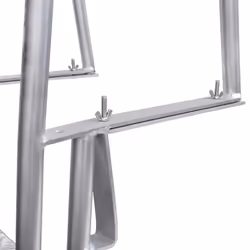 vidaXL 4-Step Dock Swimming Pool Ladder Aluminium 167 cm Non Slip Heavy Duty - Additional view 4