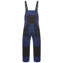 vidaXL Men's Bib Overalls Heavy Duty Working Trousers Dungarees Size M Blue