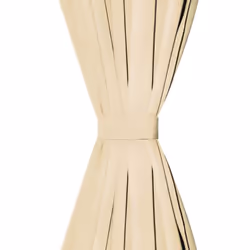 vidaXL 2x Micro-Satin Curtains with Loops 140x225 cm Beige Window Drapes Home