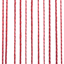 vidaXL 2x String Curtains 100x250 cm Burgundy Room Divider Window Background - Additional view 2