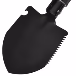 vidaXL Folding Spade Shovel Pick Axe Camping Digging Tool Carbon Steel Black - Additional view 5