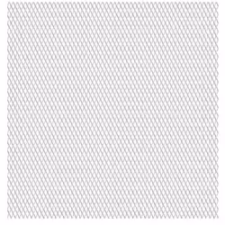 vidaXL Expanded Wire Mesh Panel 50x50cm 20x10x2mm Stainless Steel Barrier