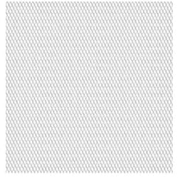 vidaXL Expanded Wire Mesh Panel 50x50cm 20x10x2mm Stainless Steel Barrier