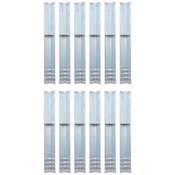 vidaXL 12x L-shaped Ground Anchors Galvanised Steel 5x5x50cm Stabilising Tool