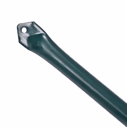 vidaXL 10x Garden Posts 1m Metal Green Fencing Plant Supports Spikes Stakes