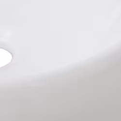 vidaXL Basin Ceramic White Round Cloakroom Bathroom Above Counter Wash Sink - Additional view 3