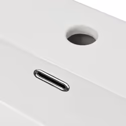 vidaXL Basin with Faucet Hole Ceramic White 60.5x42.5x14.5cm Countertop Sink - Additional view 8