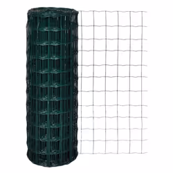 vidaXL Euro Fence Wire Mesh Fencing Barrier 10x1.7 m with 100x100 mm Mesh Steel