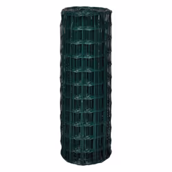 vidaXL Euro Fence Wire Mesh Fencing Barrier 10x1.7 m with 100x100 mm Mesh Steel