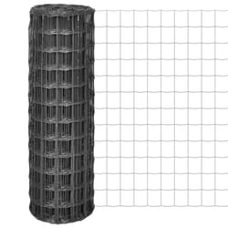 vidaXL Euro Fence Panel Screen Barrier with Mesh Steel Grey/Green Multi Sizes - 10 m/ 1.2 m