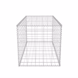 vidaXL Gabion Basket Steel 100x50x50cm Outdoor Garden Basket Wall Wire Fence - Additional view 4