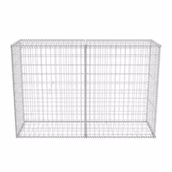 vidaXL Gabion Basket Steel 150x50x100cm Outdoor Garden Basket Wall Wire Fence