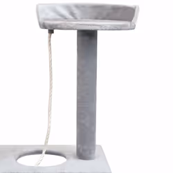 vidaXL Cat Tree with Sisal Scratching Posts 150 cm Grey Play Tower House Condo - Additional view 4