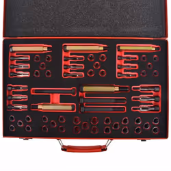vidaXL 63 Piece Glow Plug Thread Repair Restorer Kit Hand Tools M8 M9 M10 M12