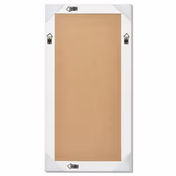 vidaXL Wall Mirror Baroque Style 100x50cm White Hanging Makeup Vanity Decor - Additional view 7