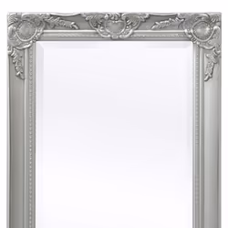 vidaXL Silver Baroque-Style Hanging Wall Mirror 100 x 50cm - Additional view 5