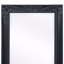 vidaXL Wall Mirror Baroque Style 100x50 cm Black Hanging Vanity Glass Antique - Additional view 6
