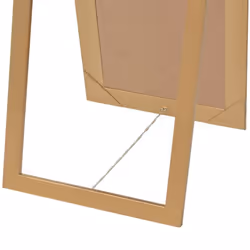 vidaXL Free-Standing Mirror Baroque Style 160x40 cm Gold Makeup Looking Glass - Additional view 5