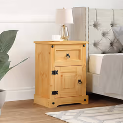 VidaXL 243730 nightstand/bedside table Brown - Additional view 2
