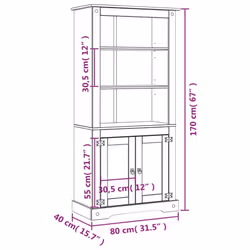 VidaXL 243734 living room storage cabinets Display cabinet - Additional view 5