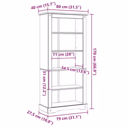 VidaXL 243744 living room bookcase - Additional view 8