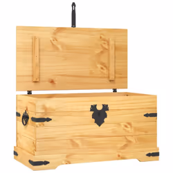 vidaXL Storage Chest Mexican Pine Corona Range 91x49.5x47cm Cabinet Organiser - Additional view 2
