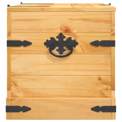 vidaXL Storage Chest Mexican Pine Corona Range 91x49.5x47cm Cabinet Organiser - Additional view 5