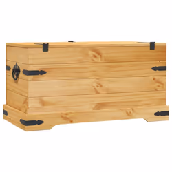 vidaXL Storage Chest Mexican Pine Corona Range 91x49.5x47cm Cabinet Organiser - Additional view 6