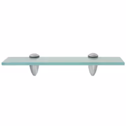 VidaXL 243754 shelve Tempered glass, Zinc Transparent