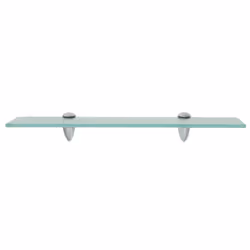 VidaXL 243756 shelve Tempered glass, Zinc Transparent