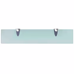 VidaXL 243756 shelve Tempered glass, Zinc Transparent