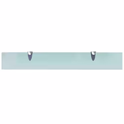VidaXL 243758 shelve Tempered glass, Zinc Transparent