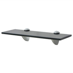 vidaXL Wall Floating Shelf Panel Glass Sheet Plate Storage Room Shelving Display