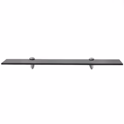 VidaXL 243765 shelve Tempered glass, Zinc Black