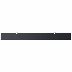 VidaXL 243769 shelve Tempered glass, Zinc Black