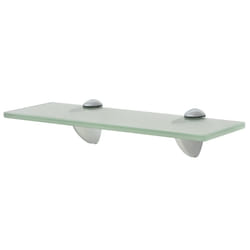 VidaXL 243771 shelve Tempered glass, Zinc Transparent