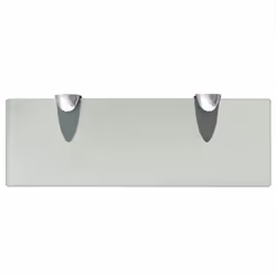 VidaXL 243771 shelve Tempered glass, Zinc Transparent