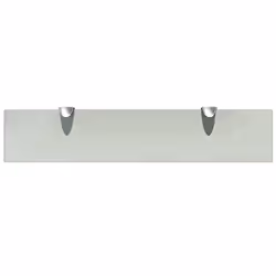 VidaXL 243772 shelve Tempered glass, Zinc Transparent