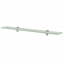 VidaXL 243774 shelve Tempered glass, Zinc Transparent