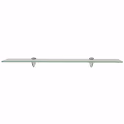VidaXL 243774 shelve Tempered glass, Zinc Transparent