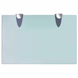 VidaXL 243778 shelve Tempered glass, Zinc Transparent