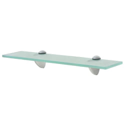 VidaXL 243779 shelve Tempered glass, Zinc Transparent