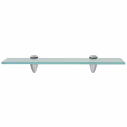 VidaXL 243779 shelve Tempered glass, Zinc Transparent
